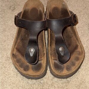 Women’s Birkenstock Brown Leather Sandals